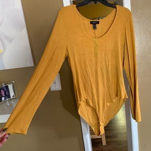 Plus size ribbed body suit